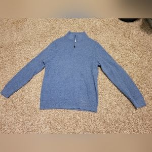 Joseph A Banks, Blue Cotton Pullover, Size XL